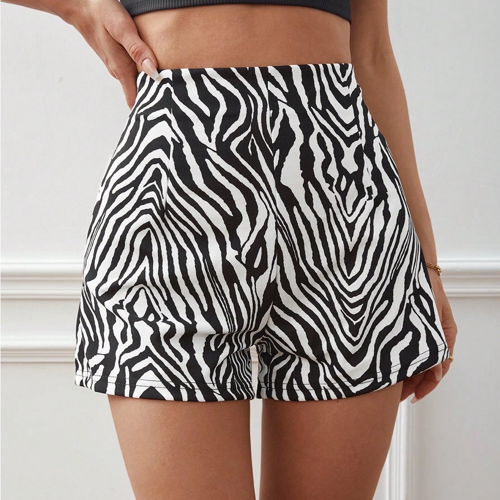 Zebra Print Shorts